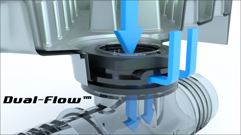 Dual Flow 50mm Tee